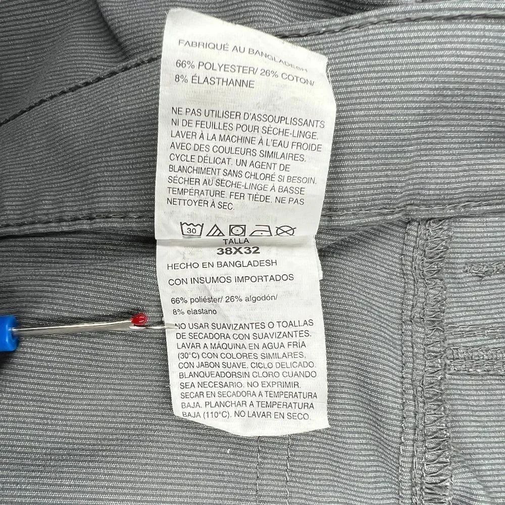 Perry Ellis‎ Men's Gray Athletic Fit Chinos